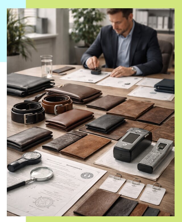 Сертификация кожаных изделий в Саяногорске от 12292 р. | Алешин-Снг