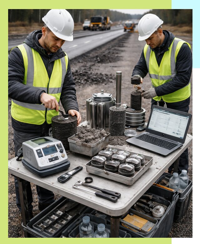 Сертификация асфальта: испытания и подтверждение в Саяногорске