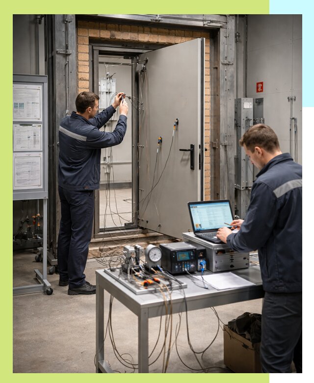 Сертификация противопожарных дверей в Саяногорске по ГОСТ и ТР