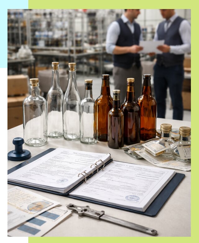 Сертификация стеклянных бутылок в Саяногорске от 25608 р. | Алешин-Снг