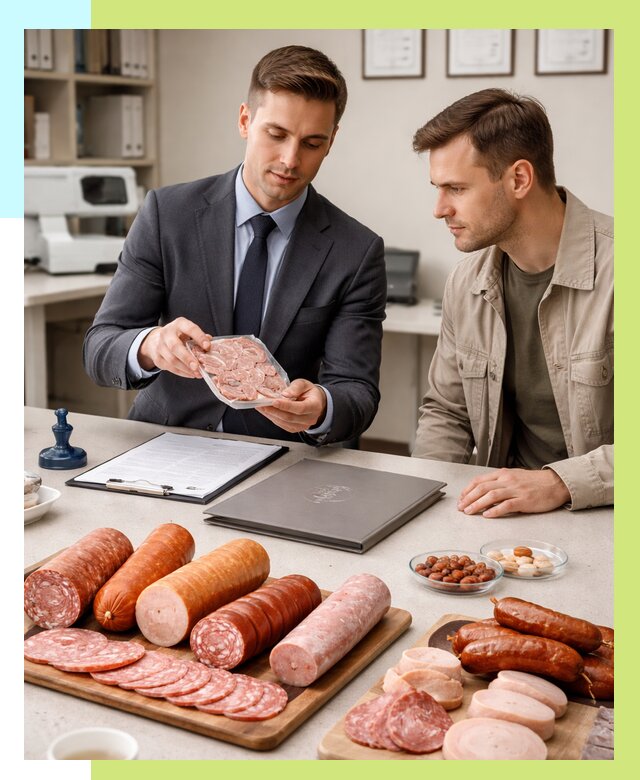 Сертификация колбасных изделий в Саяногорске от 7682 р. | Алешин-Снг