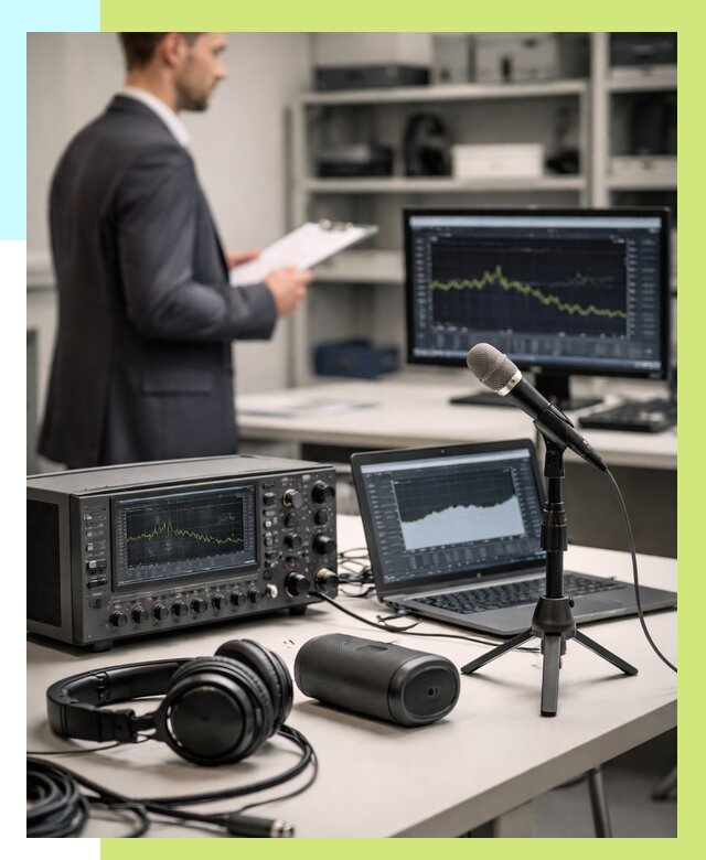 Сертификация аудиотехники в Саяногорске от 15365 р., Алешин-Снг