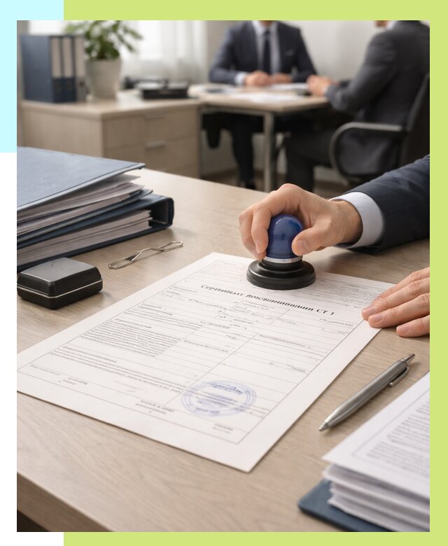 Сертификат происхождения СТ 1 в Саяногорске от 4609 р. | Алешин-Снг